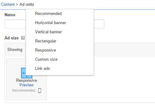 Responsive Adsense Units