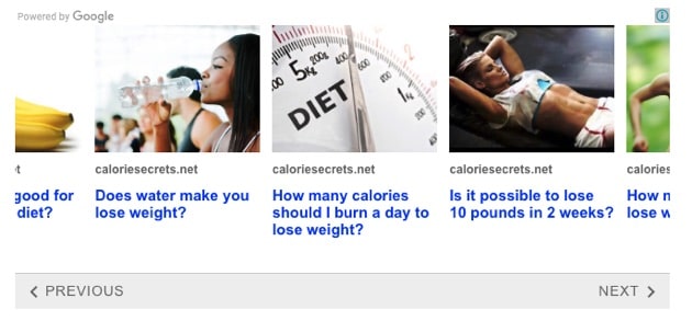 adsense matched unit ads preview