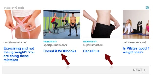 adsense promoted content