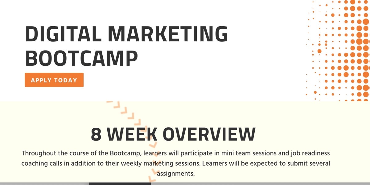 New Apprenticeship Bootcamp