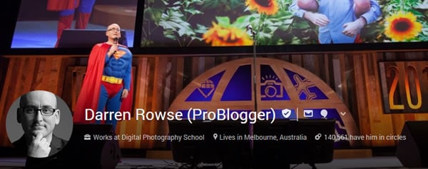 Darren Rowse Google plus