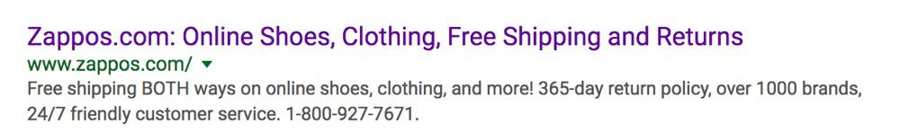 Shop SEO - Title Optimization Example