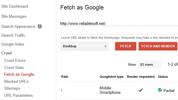 fetch as google