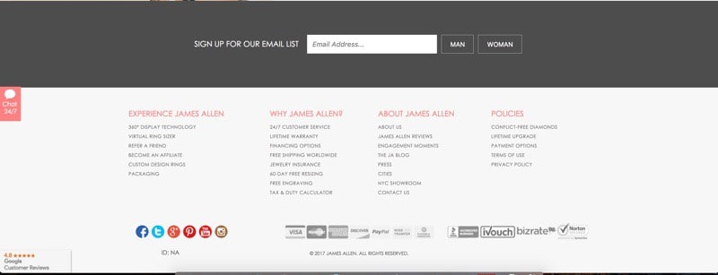 Footer Example