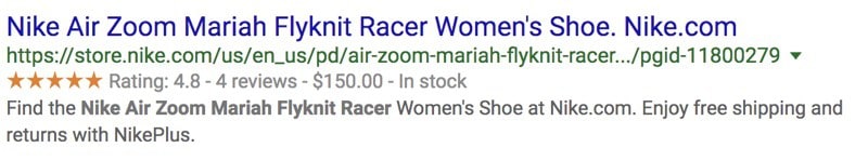 Product Title in Search