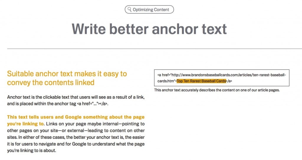 SEO internal linking best practices