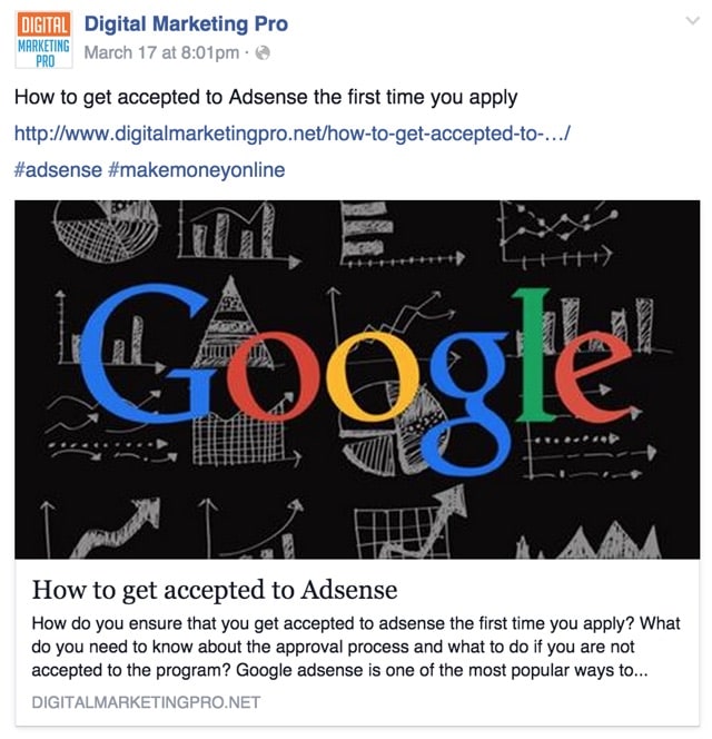 optimised social media posts