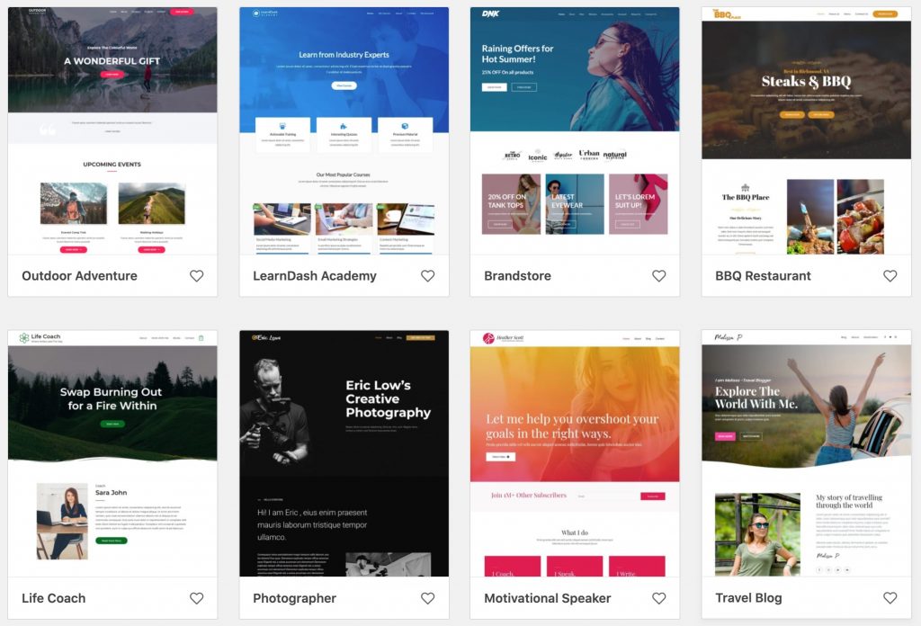 website themes