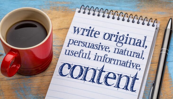 website content