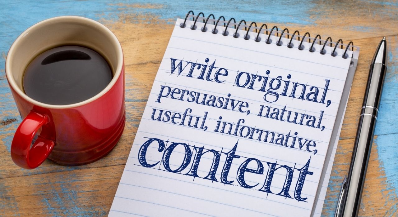 website content