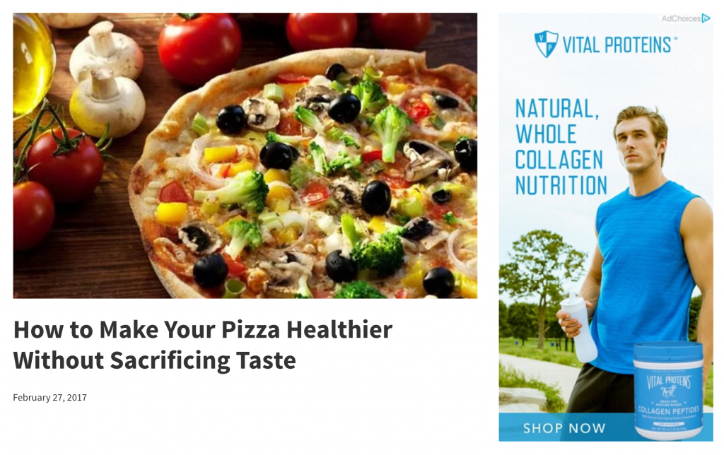adsense ads in the sidebar example