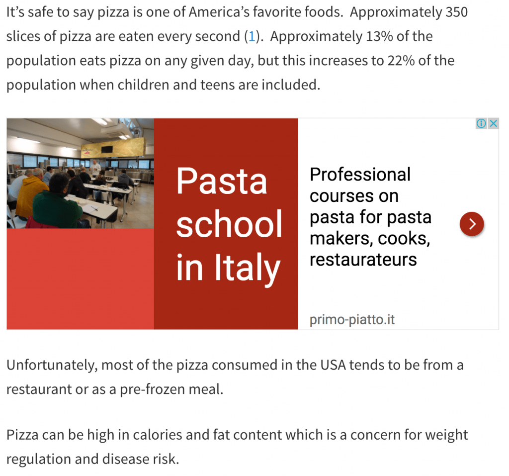 Adsense between posts