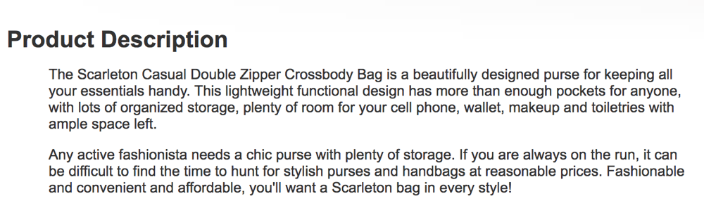 amazon product description optimization