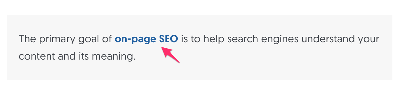Anchor Text Example