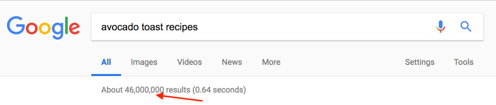 Number of Pages in Google Index