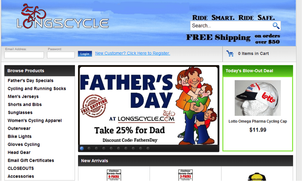 bad landing page example