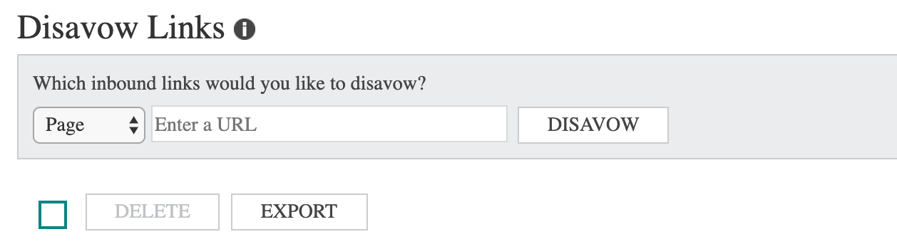 Bing Disavow Links Tool