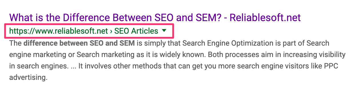 SEO Optimized Breadcrumbs