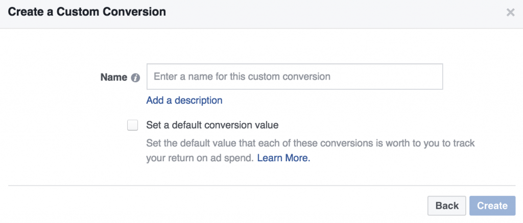 assign conversion value