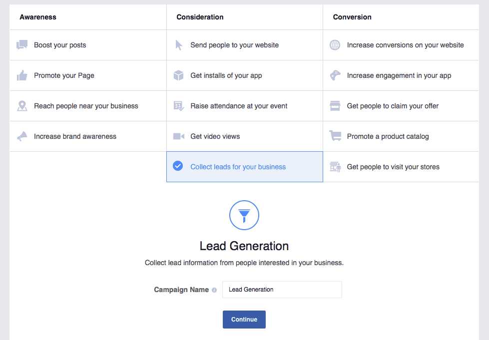 Facebook Lead Ads