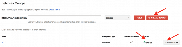 fetch as google option
