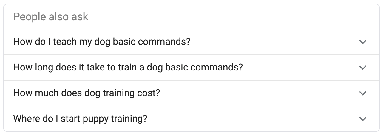 People Also Ask