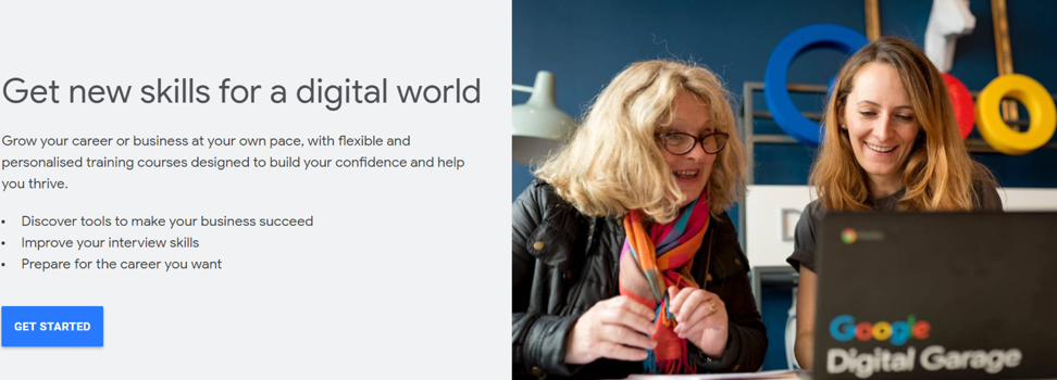 Digital Garage Courses by Google