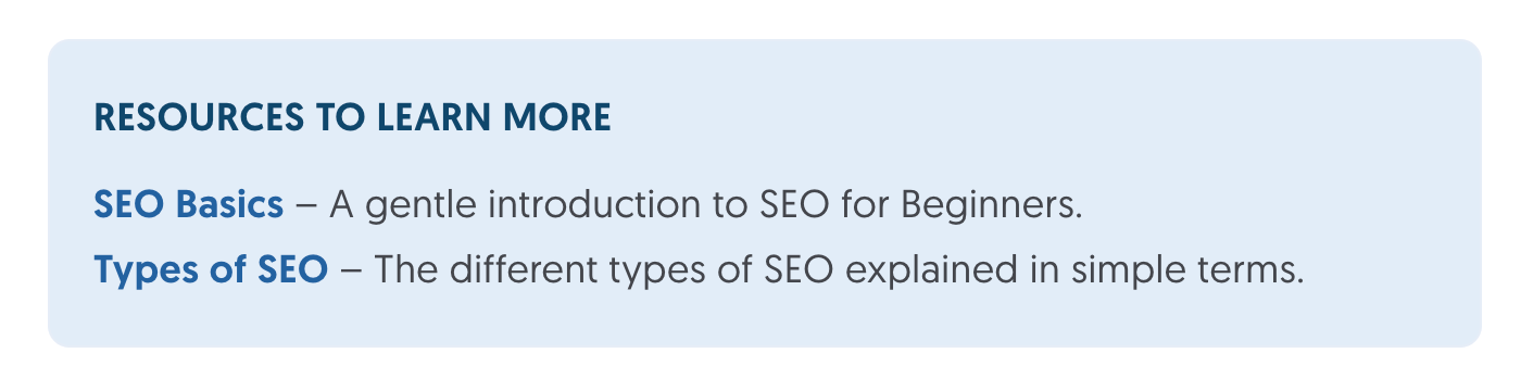 Promote content with internal links