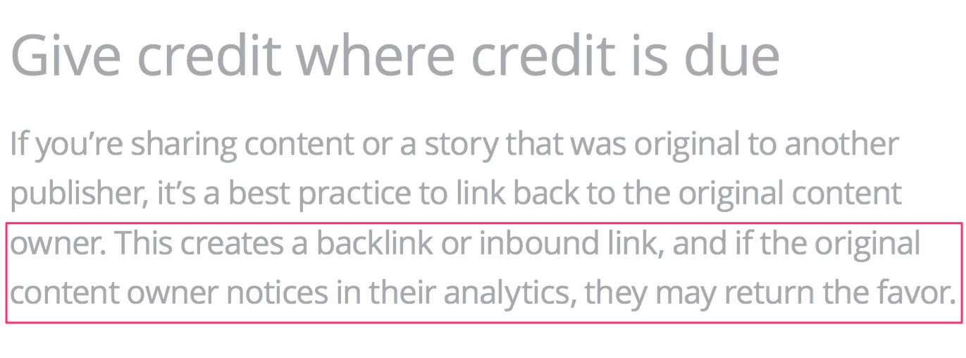 Google Advice on how to attract new links