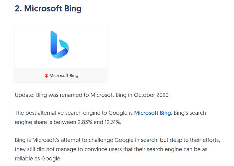 Example of a Listicle