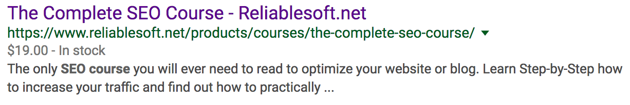 Meta Description Example
