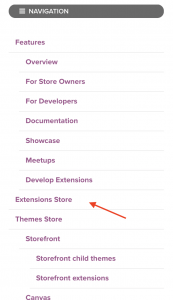 mobile menu woocommerce