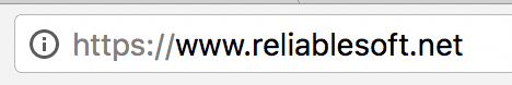 non secure page warning
