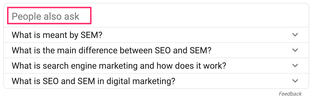 Longtail keyword Opportunities
