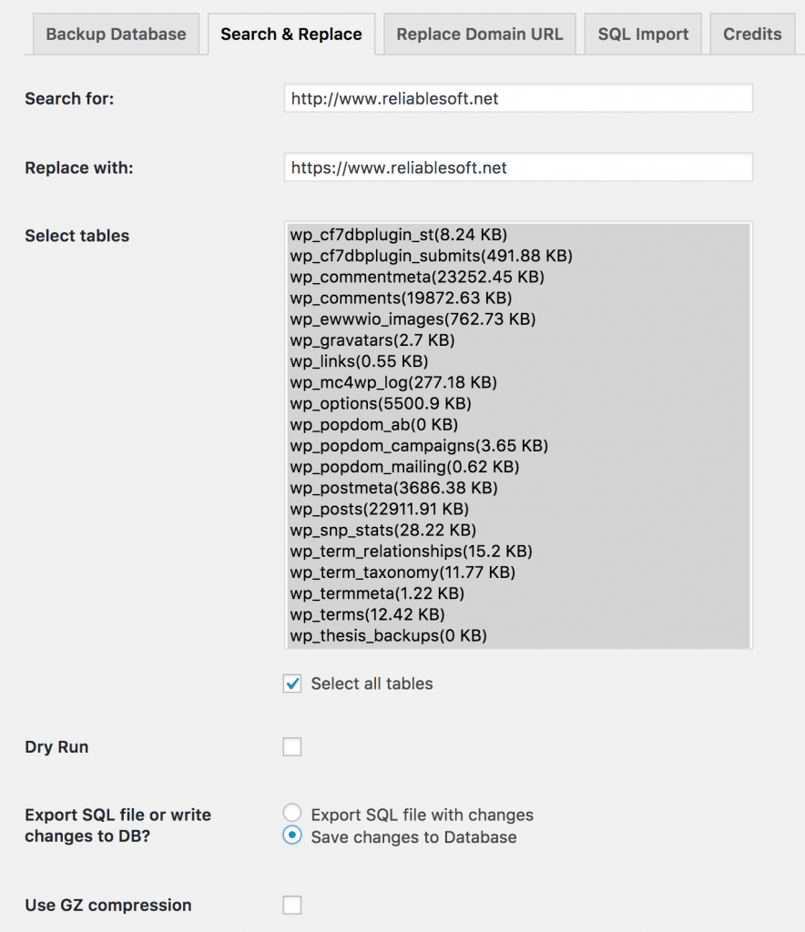 replace http with https on wordpress