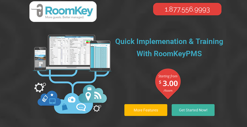 roomkey landing page
