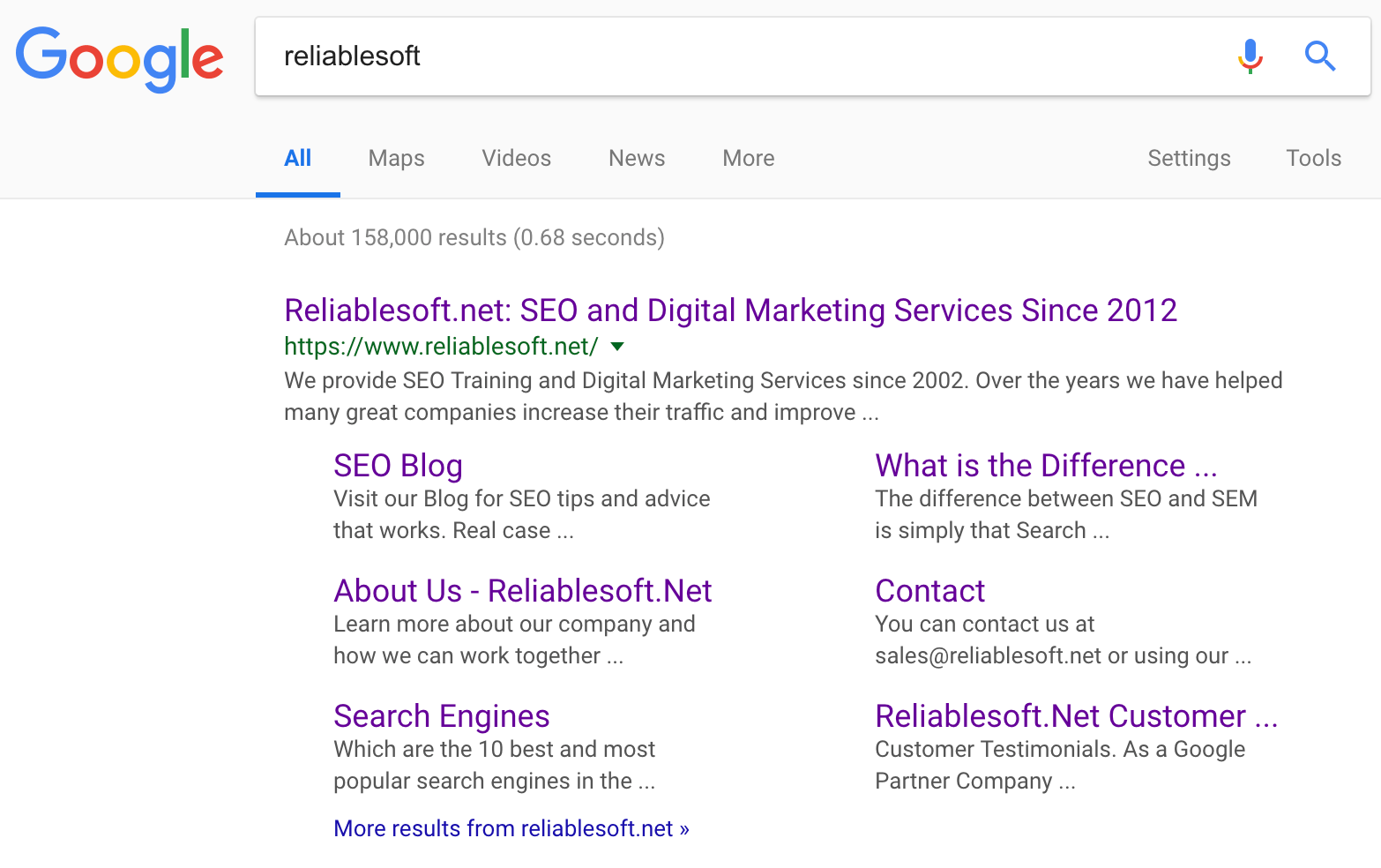 Search Appearance