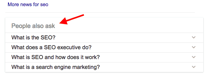 People Also Ask - Google