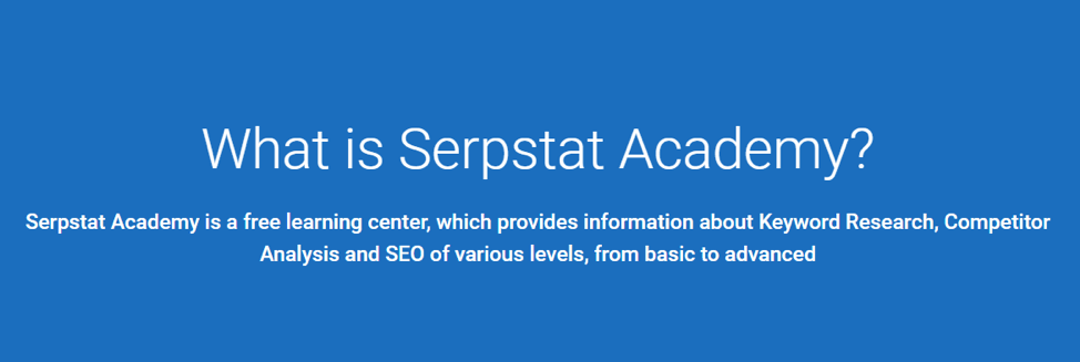 Serpstat SEO Training