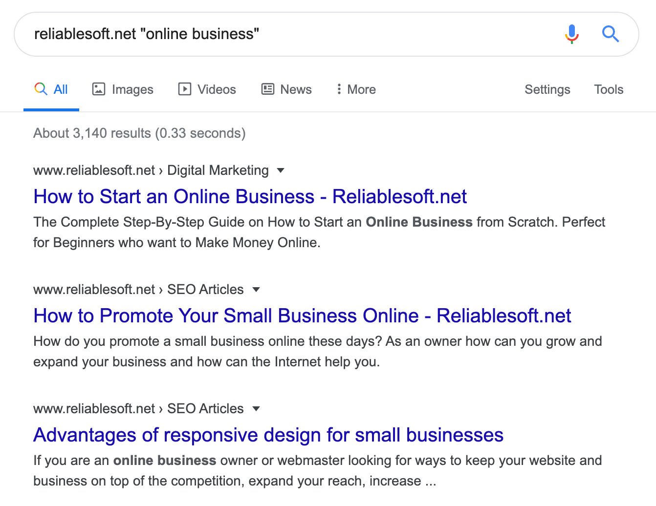 Site Search Google