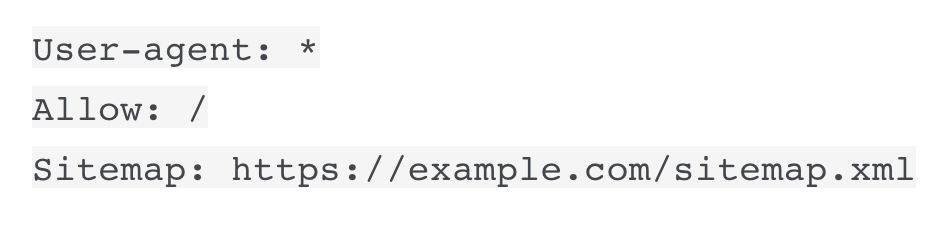 Sitemap in Robots.txt