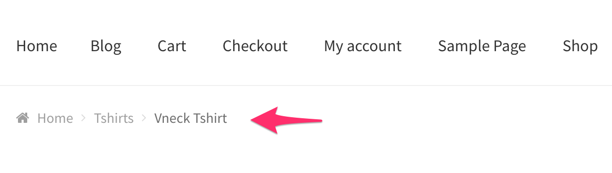 WooCommerce Breadcrumbs