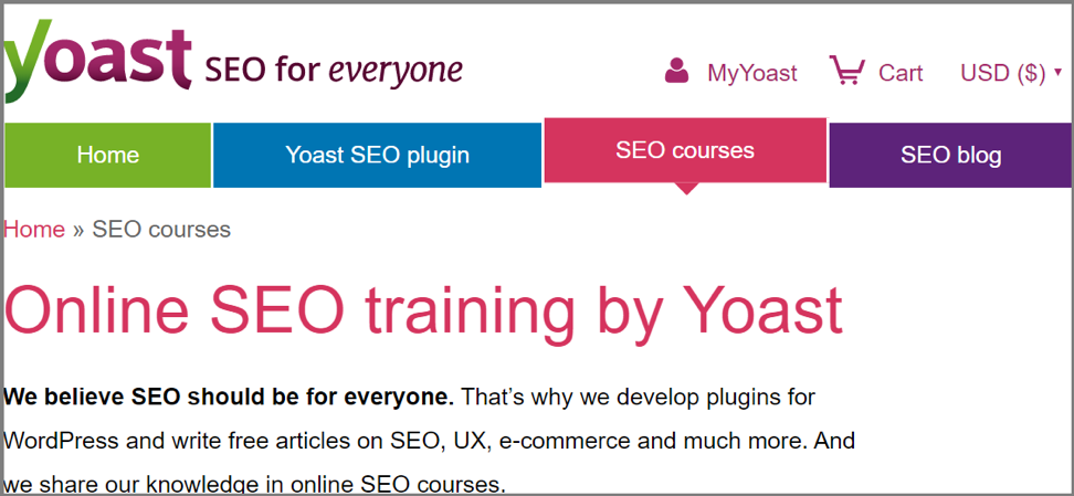 Yoast SEO Training