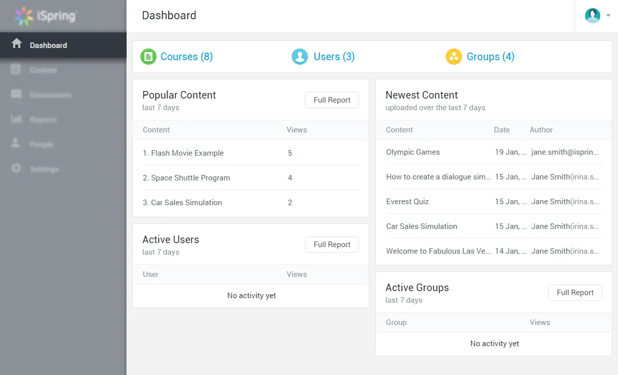 iSpring Suite Course Creation Tools